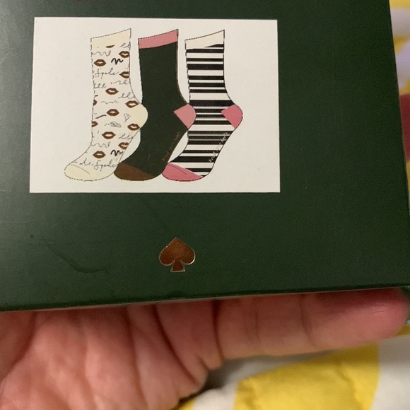Kate spade 3 pack crew socks - Picture 2 of 3